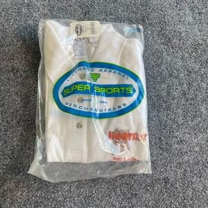 Vintage Hooters Bell Canyon White Polo Shirt Mens Small Vintage NIP 4322-03